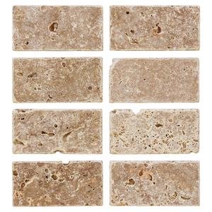 Natural Stone - Tumbled Travertine 3x6 * Color: Noce from Dream Home Interiors in Colorado Springs, CO